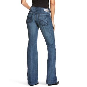 Ariat Women's Flare Jeans in Deep Blue